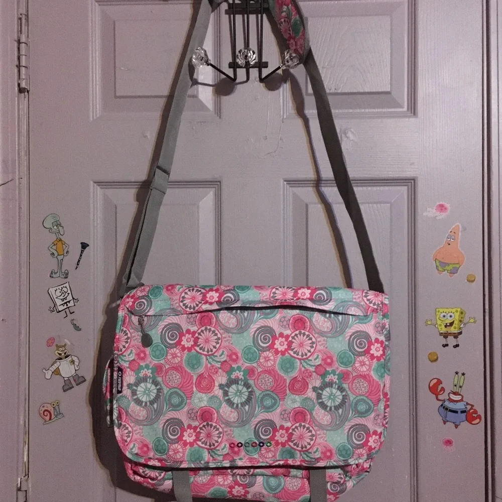 J World Blue Raspberry Crossbody Messenger Bag